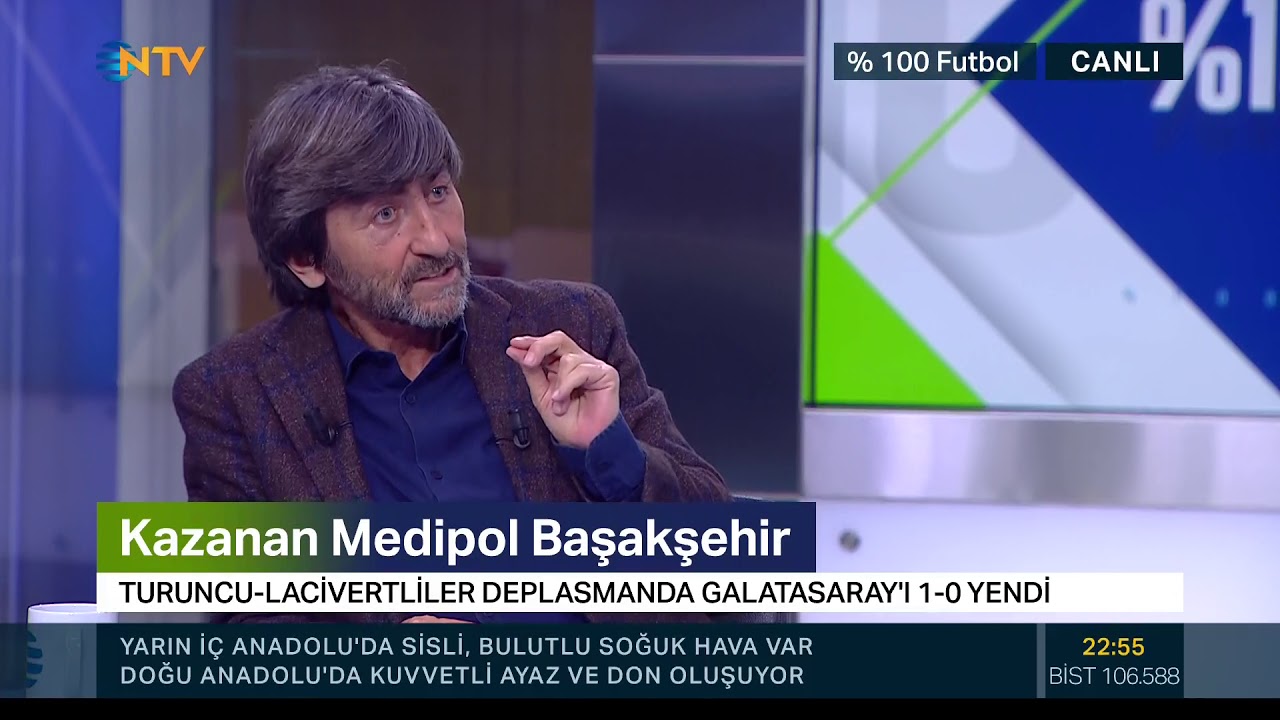 Rıdvan Dilmen: "Benim İstanbul'da ne işim var" der gibi... (% 100 Futbol 22 Kasım 2019) - YouTube