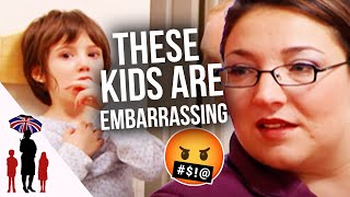 Kids' awful swearing habits drive guests to leave early! | Supernanny USA