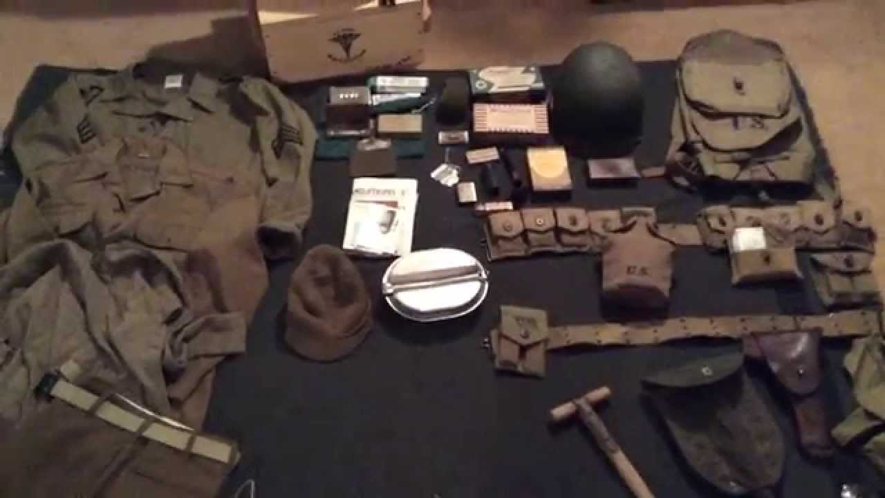 Basic Wwii Us Army Uniform And Equipment Youtube