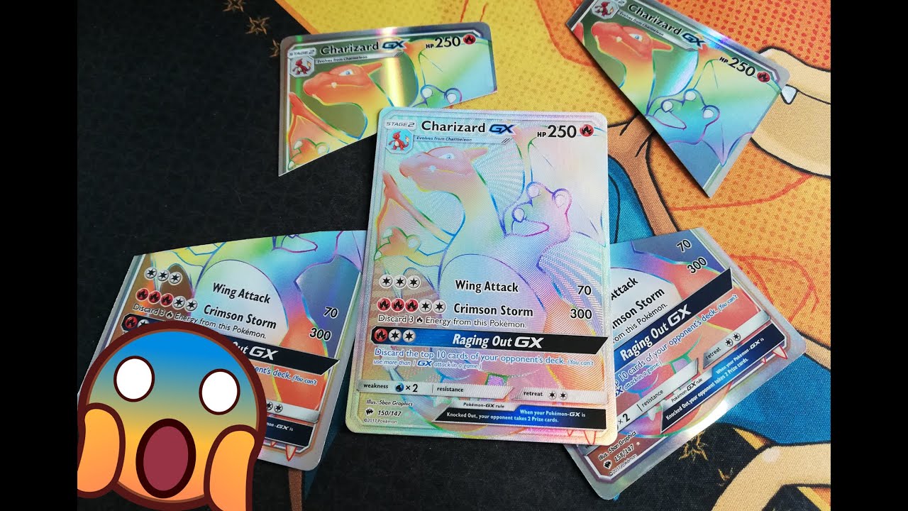 Charizard Gx Rainbow Pokemon