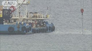 ブロック投入で工事本格化　政府、強硬姿勢崩さず(17/02/07)