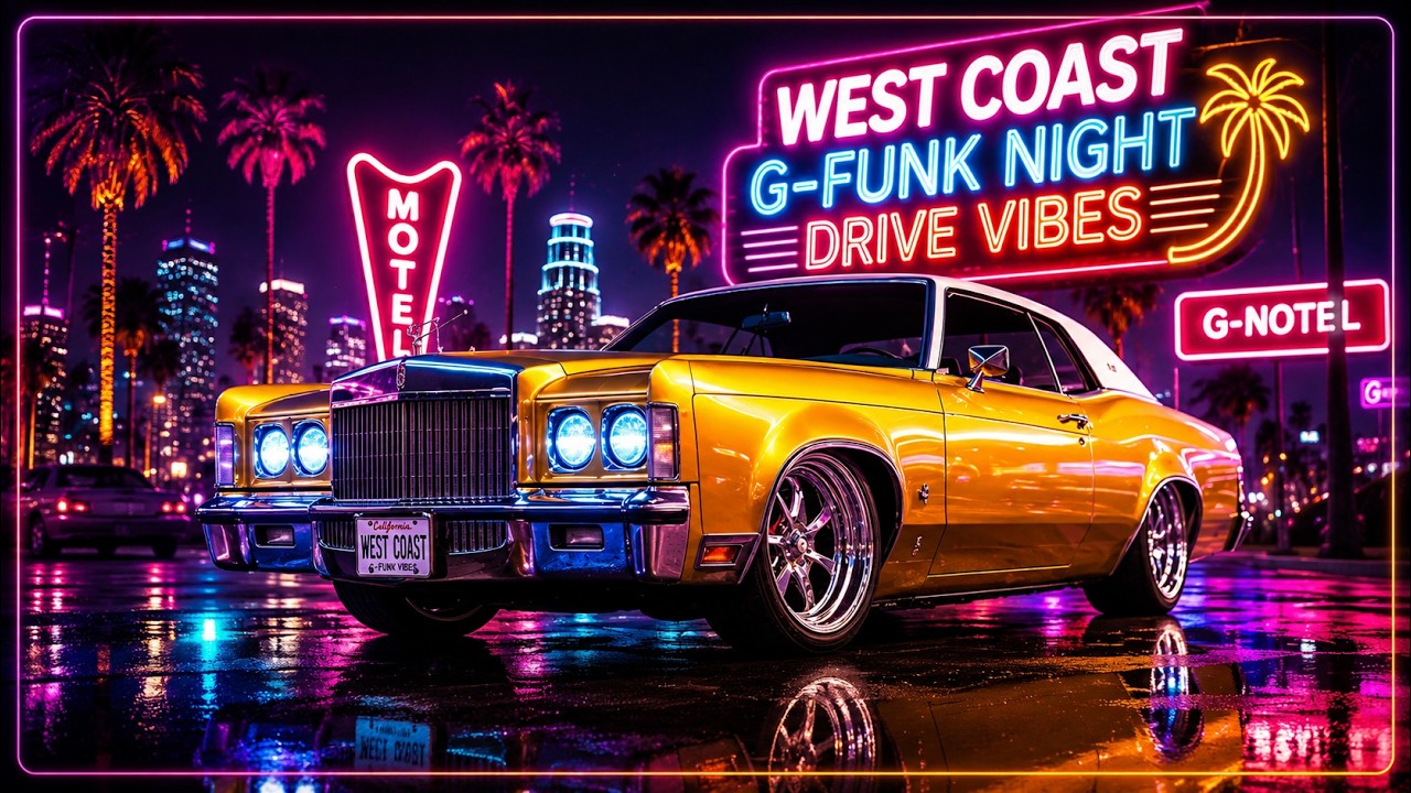 🌴 California Sunset G-Funk 🌆 Chrome Dreams & Lowrider Nights