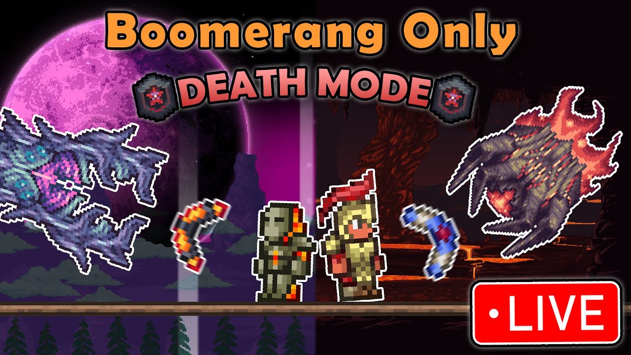 Pushing Past Plantera! Terraria Calamity Boomerang Only YouTube