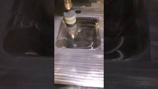 Erasing Deep Mill Marks on Steel Mold 🧼#shorts #satisfying #asmr