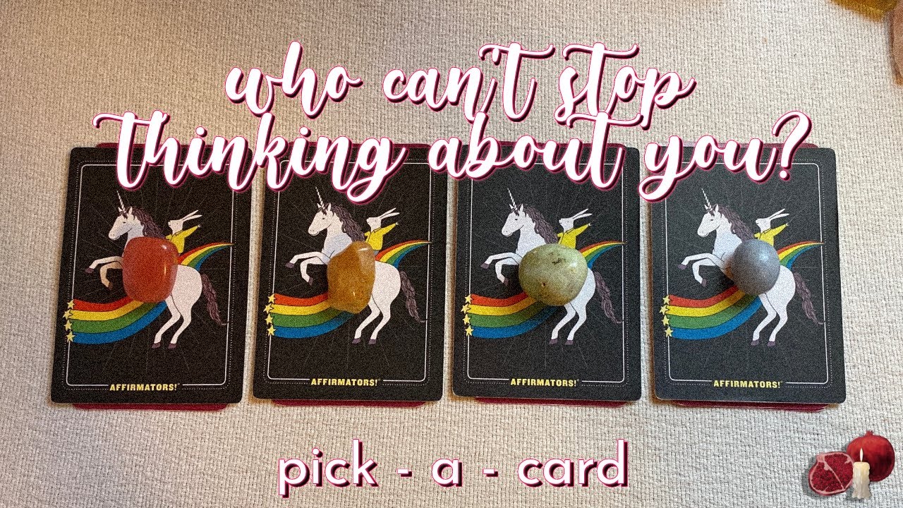 🔮 💭 WHO can’t stop THINKING about YOU? + THEIR THOUGHTS? 🙇‍♂️ pick a card ❣️✨ #tarot 