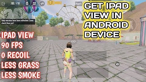 How To Get IPad View In Pubg Mobile Global Version 1.4.0 || Get IPad View In Any Device || 1.4.0