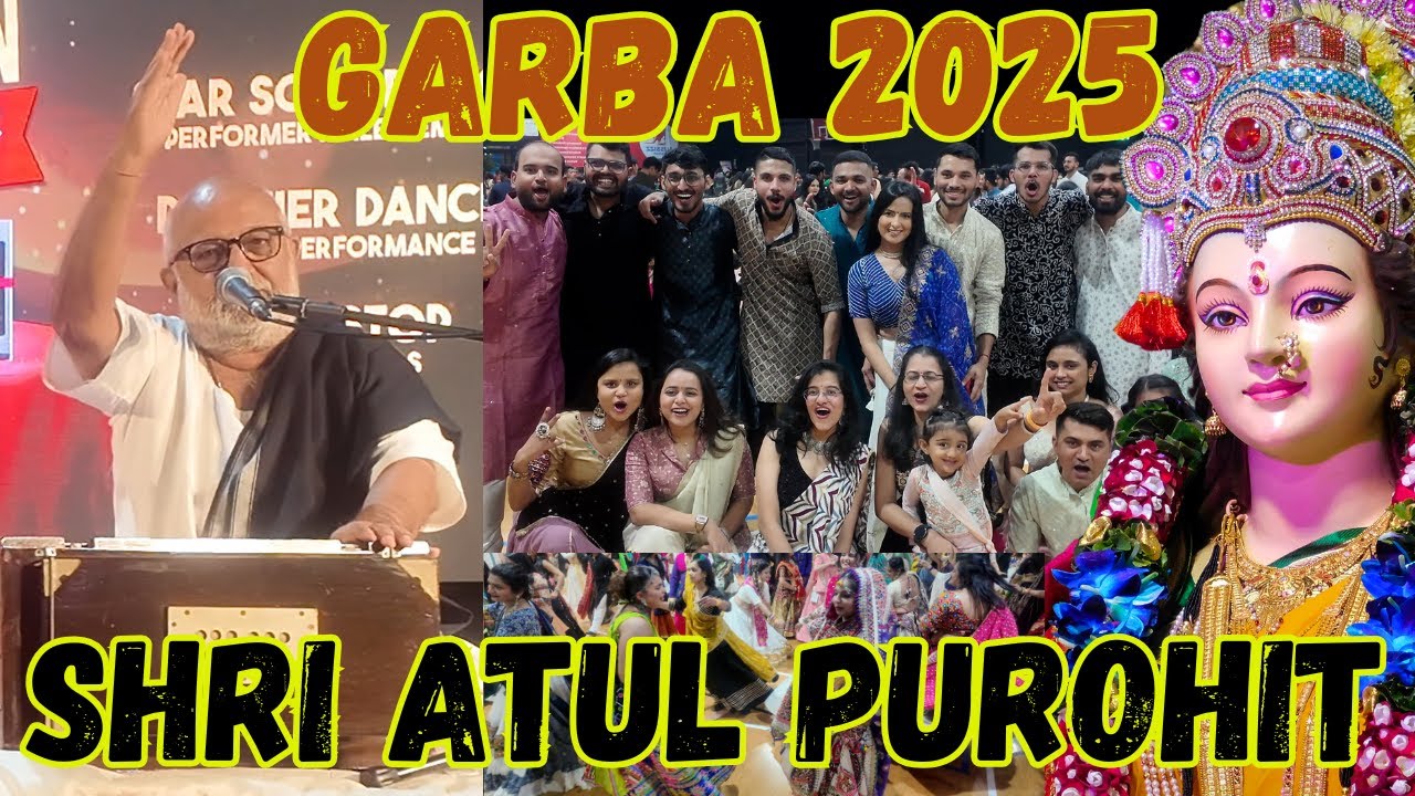 SYDNEY GOES TRADITIONAL | ATUL PUROHIT GARBA 2025 | 3 TALI NA GARBA | MA AMBA’S BLESSING