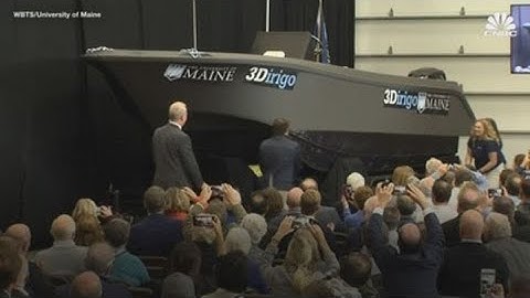The first 3D-printed boat, 