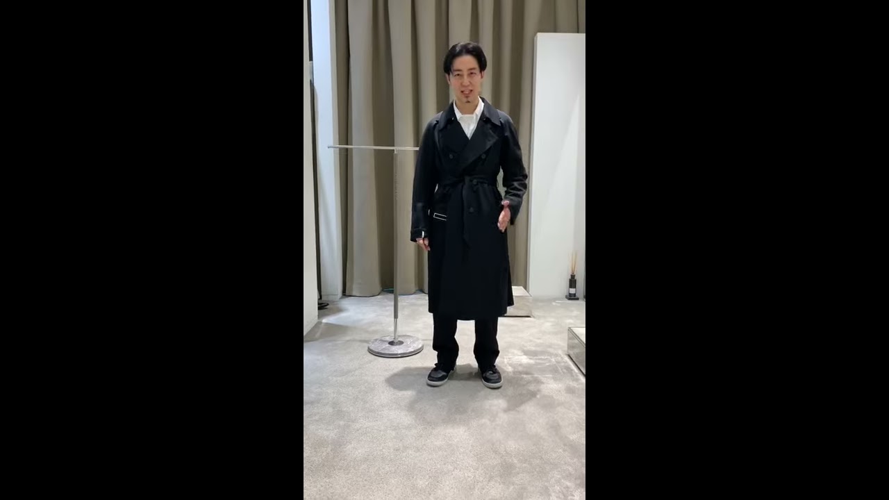 バーニーズニューヨークBARNEYS NEWYORK ナイロン トレンチコート BARNEYS NEW YORK - バーニーズニューヨーク トレンチコート