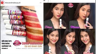 Kiss And Makeup Liptints Reviewsweet Collection&Blessed Lip And Cheek Tint