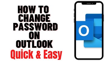 HOW TO CHANGE PASSWORD ON OUTLOOK