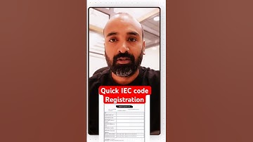 IEC Registration #iecode #iec #shorts