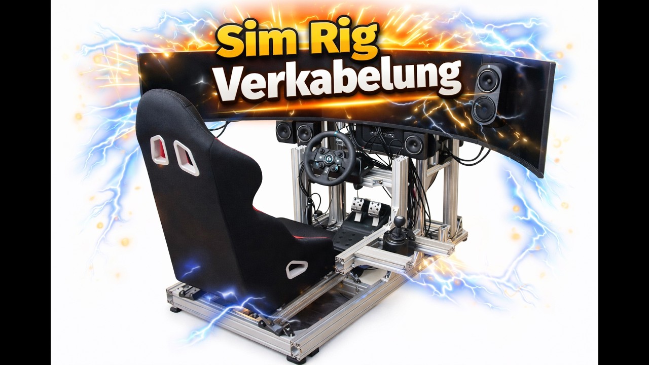 Sim Rig Cable Management Box Sim Rig Verkabelung – Sauberes Cable-Management für dein Racing Setup ...