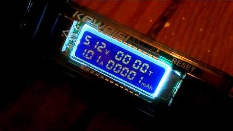 Keweisi USB Power Monitor Test