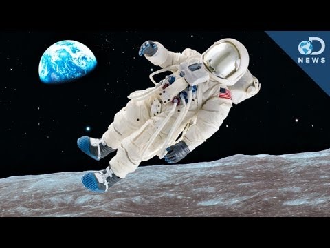 Video: Er der nok tyngdekraft på månen til at gå?