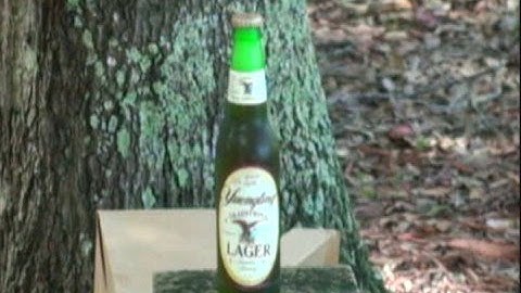 Slow-Mo Beer Bottle Exploding