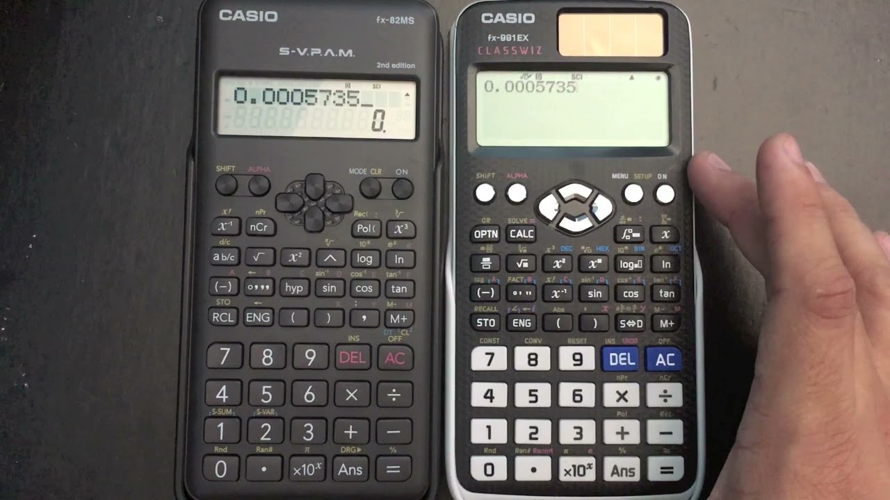 lb Percibir Sherlock Holmes De decimal a notación científica y viceversa Calculadora Científica (Casio  fx-991EX y fx-82MS) - YouTube