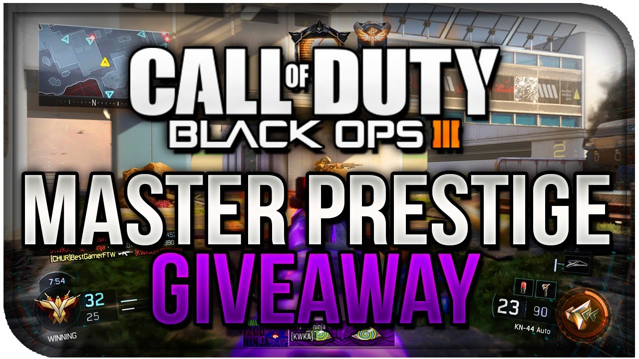 Black Ops 3 FREE Master Prestige LEVEL 1000! BO3 Modded Accounts