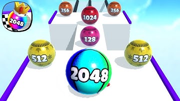Ball Merge 2048 - All Levels Ball Gameplay Android, iOS ( Level 3684 - 3694 )