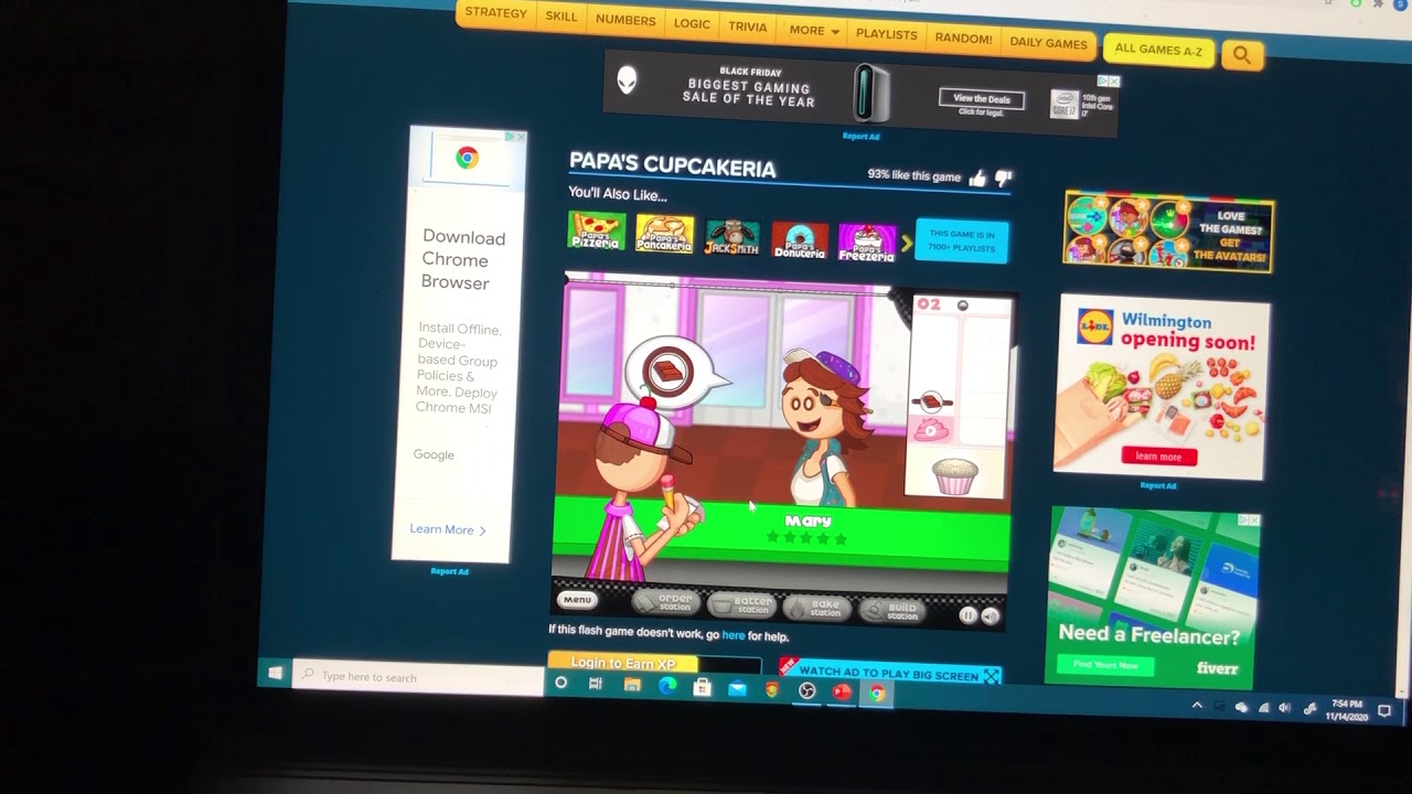 Papa’s Cupcakeria (Flash Game) Gameplay YouTube