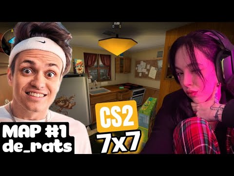 CS2 7x7 НА СТАРЫХ КАРТАХ ШОУ МАТЧ | MAP #1 de_rats | Team Buster VS ...