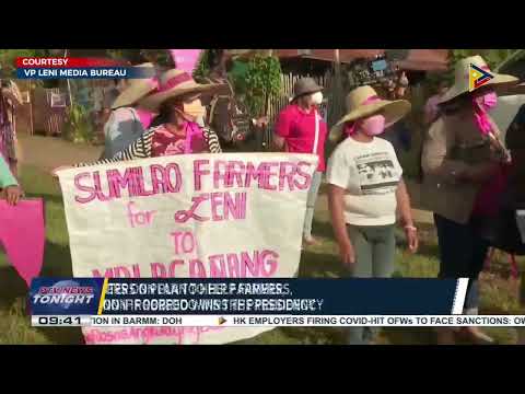 Vice President Leni Robredo campaigns in Bukidnon  | via Kenneth Paciente
