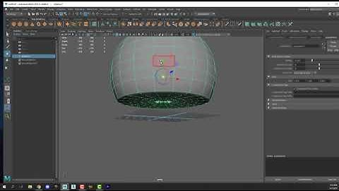 Maya; Bowl of Candy Using Particle System 01