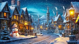 ? Magical Christmas in Hogsmeade?️ Blizzard Sound, Howling Wind Sound For Sleep and Relax