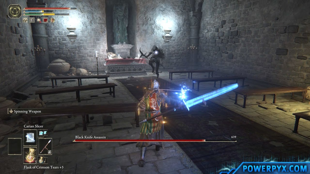 Elden Ring Black Knife Assassin Boss Fight 2 (Black Knife