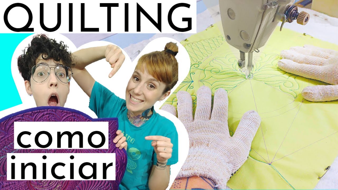 Quilting para iniciantes: Aula prática de quilting livre - Como iniciar o quilt!
