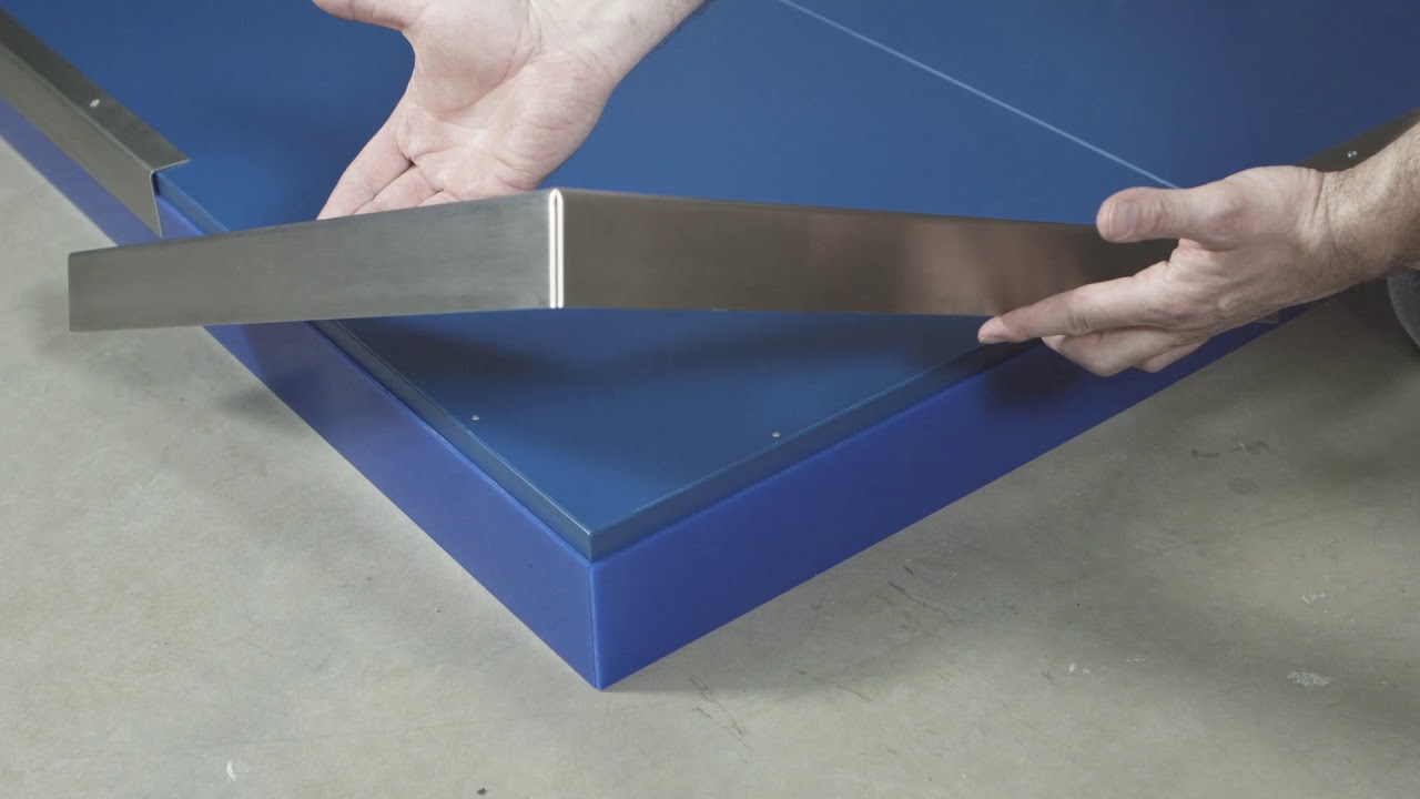 Messeboden Randabschluss - einfache Montage | OBJECT SYSTEMFLOOR