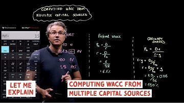 Computing WACC from multiple capital sources (for the @CFA Level 1 exam)