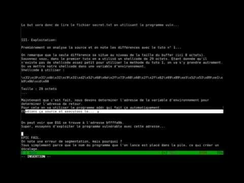 Buffer overflow - Tuto 2.mp4