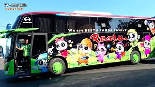 RESTU PANDA BUS NEWEST JB 5 LIVERY‼️ ENTERING MAOSPATI TERMINAL screenshot 1