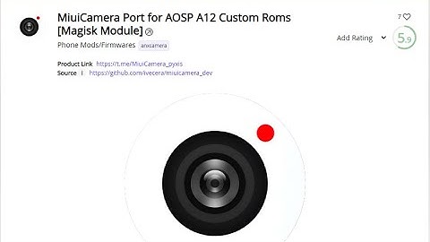 Miui Camera Port for AOSP Android 12 + Custom Roms | Support Custom ROM Android 13