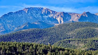 The Beautiful Drive up Pikes Peak, Colorado Springs, Colorado