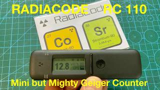 Radiacode RC110 Mini but Mighty Geiger Counter - F-J's Physics - Video 259