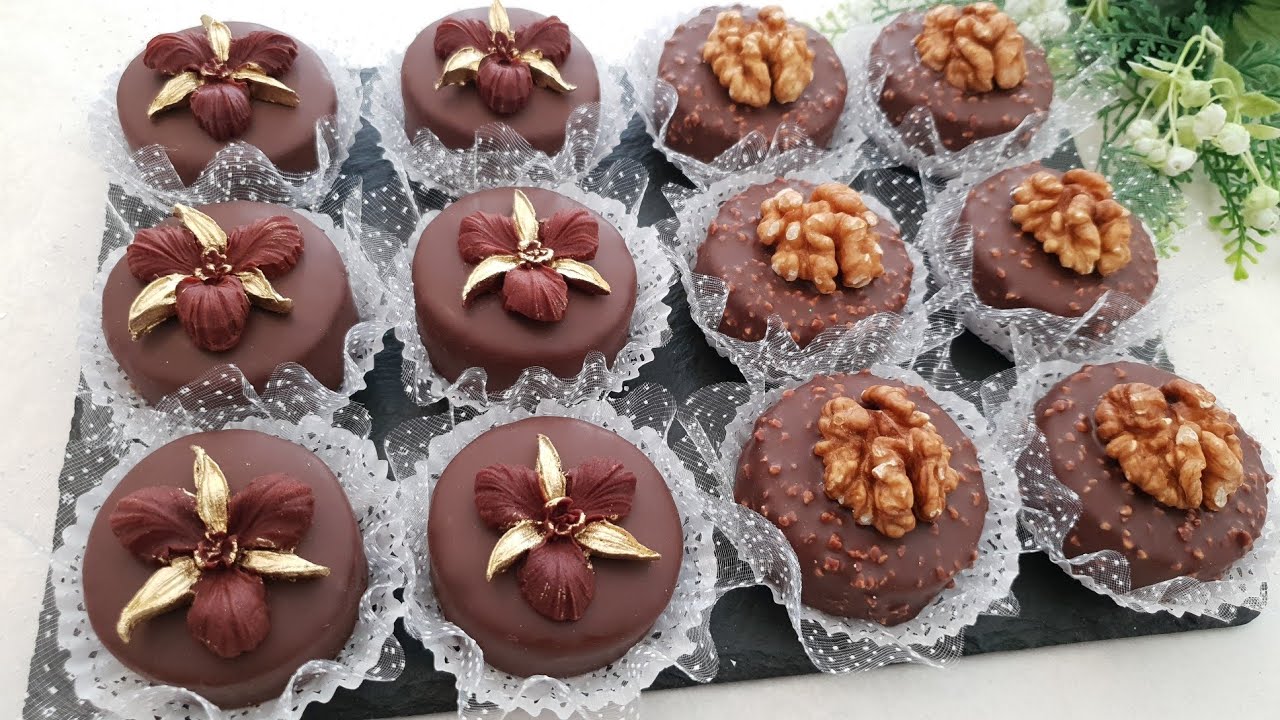 صابلي البيمو بكريمة الشوكولا - حلويات العيد