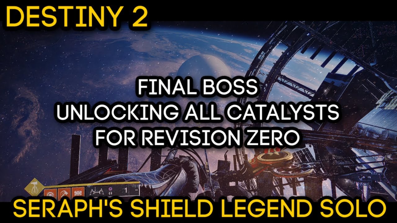Seraph's Shield Legend Solo Final Boss Fight ALL Revision Zero