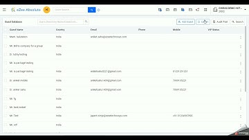 Can I export Guest Name, email, phone number, Address, Birth-date, Spouse, etc from eZee Absolute?