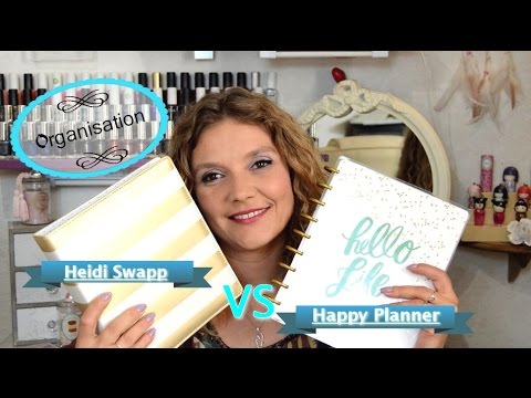 [ Organisation ] Heidi Swapp VS Happy Planner beauté suisse
