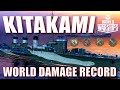 Kitakami world record world of warships wows best gameplay replays