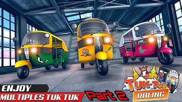 Tuk Tuk Rickshaw 3D Stunt Fun Auto Sunt Game 2021 Part 2