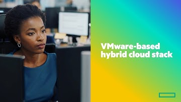 Digital Transformation with HPE & VMware: On-board storage and digital apps