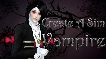 The Sims 4: Create A Sim | Vampire + Full CC list