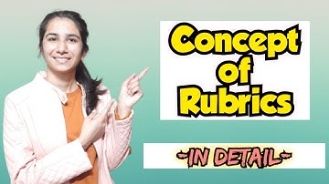 Concept of Rubrics (In Detail) UGC NET Education/All Teaching Exams  @InculcateLearning  By Ravina