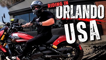 Indian Scout 101 Test Ride in USA + RiderMarket Orlando Dealership History & Visit