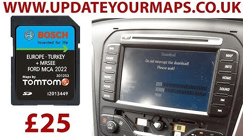 REPLACEMENT FORD MCA 2022 SAT NAV SD CARD MAP UPDATE LINK IN DESCRIPTION