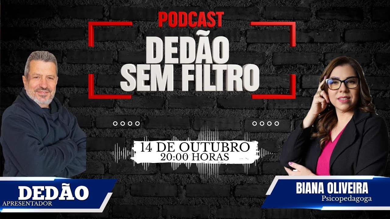 DEDÃO SEM FILTRO EP009 / BIANA OLIVEIRA / PSICOPEDAGOGA - YouTube