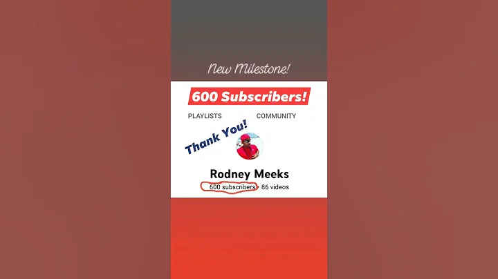 Rodney Meeks | 600 Subscribers | Thank You! #IDoNo...
